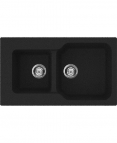 Мойка Omoikiri Omoikiri Maru 86-2-Bl Tetogranit/Черный