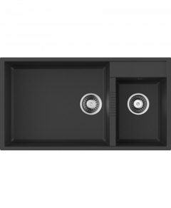 Мойка Omoikiri Omoikiri Tedori 85-2-U-Bl Tetogranit/Черный
