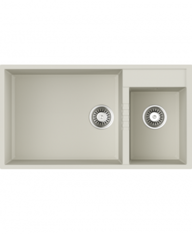 Мойка Omoikiri Omoikiri Tedori 85-2-U-Wh Tetogranit/Белый