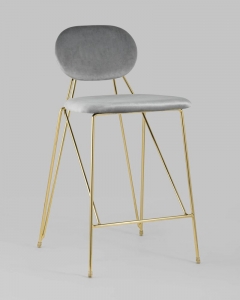 Стул Stool Group Элис полубарный Светло-серый