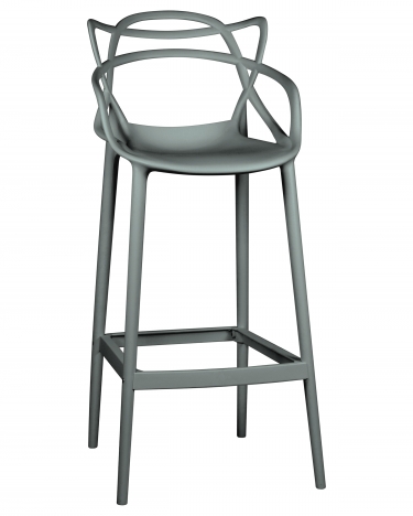 Стул барный DOBRIN DOBRIN MASTERS BAR Серый GR-04