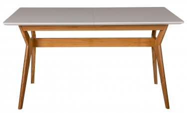 Стол раскладной R-home Нарвик 120-160 БУК-Белый