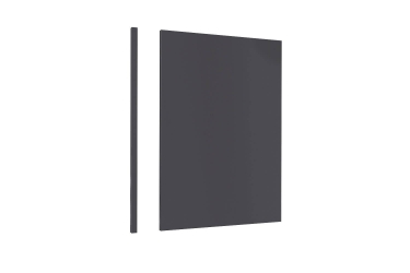 Шкаф кухонный 800 горизонтальный с 2 складными дверями6 Любимый дом Шервуд ЛД 281.970.000.085 Черный Белый глянец