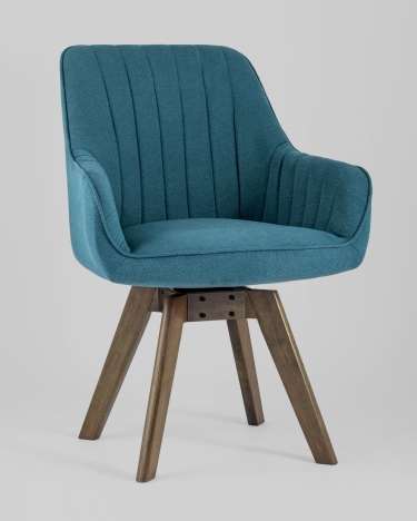 Комплект из двух стульев Stool Group MANS 2шт. Бирюзовый с функцией вращения