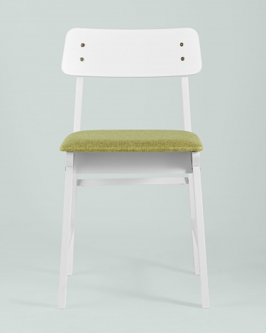Комплект из двух стульев Stool Group ODEN WHITE 2 шт Оливковый