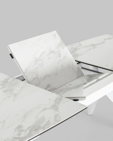 Стол обеденный Stool Group Аркада раскладной 160-210x90 Керамика светлая