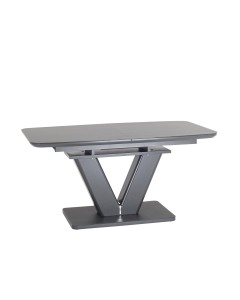 Обеденный стол Stool Group Вильнюс раскладной 160-200x90 Серый