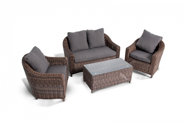 Панна лаунж-зона 4sis Кон KPS2C2T-4-SET brown