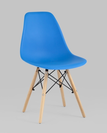 Комплект из четырех стульев Stool Group Style DSW 4 шт. Циан
