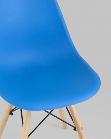 Комплект из четырех стульев Stool Group Style DSW 4 шт. Циан