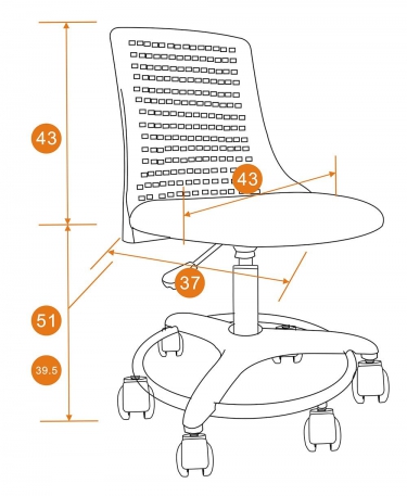 Кресло детское Tetchair Kiddy Cалатовый