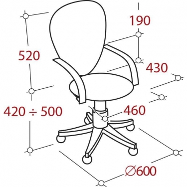 Кресло EasyChair EChair-304 329252 Черное
