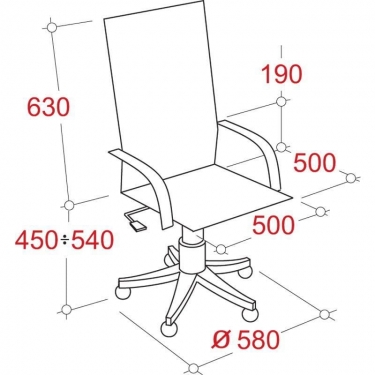 Кресло руководителя EasyChair EСhair-509 TPU 338539 Бежевое
