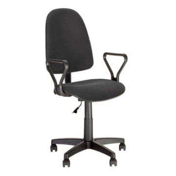 Кресло офисное EasyChair UA_Prestige Ткань 501764 Черная
