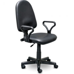 Кресло офисное EasyChair UP_Prestige Кожзам 81125 Черный