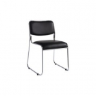 Стул для посетителей EasyChair Echair-802 VP к/з 478750 черный хром