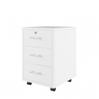 Тумба подкатная с 3 ящиками POINTEX TRD29630304 Белая