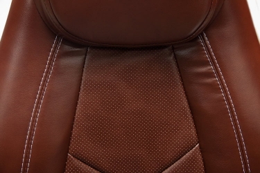 Кресло руководителя Tetchair BOSS хром Коричневый 2 TONE