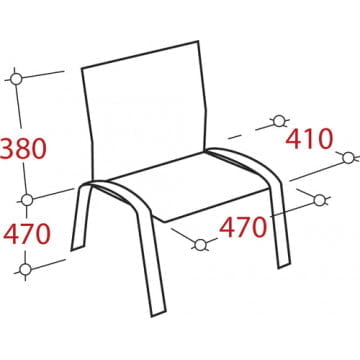 Стул EasyChair ZP_UP_EChair Rio ИЗО хром к/з бежевый 550732