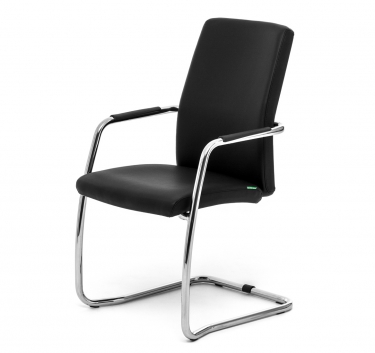 Кресло на полозьях Profoffice Well_seat slide Dollaro 501 black