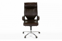 Modus Эргономичное кресло для руководителя Profoffice 284/81 87/89 dunkel braun frame and armrest cromium-plated
