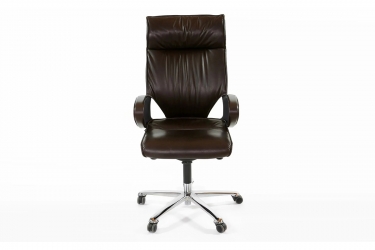 Modus Эргономичное кресло для руководителя Profoffice 284/81 87/89 dunkel braun frame and armrest cromium-plated