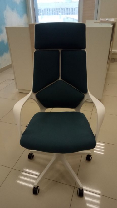 Кресло офисное Норден IQ CX0898H-0-56 White Blue