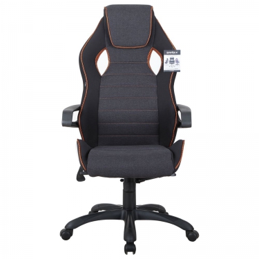 Кресло компьютерное BRABIX BRABIX Techno Pro GM-003 Черно-серый/оранжевый