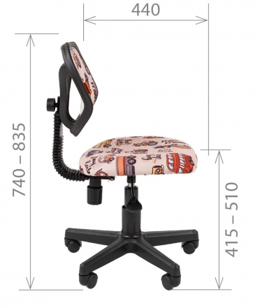 Детское кресло Chairman CHAIRMAN KIDS 106 Black Принцессы