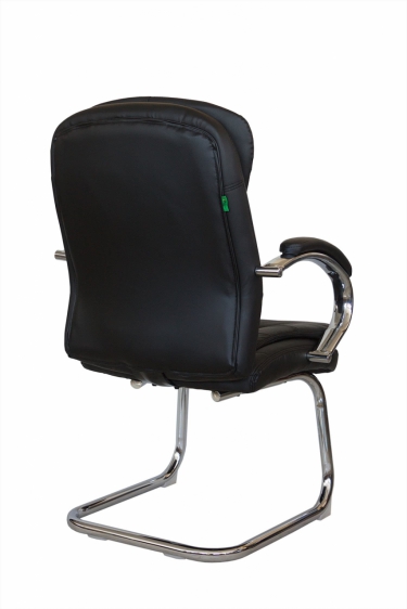 Кресло для посетителя Рива Riva 9024-4 Черный