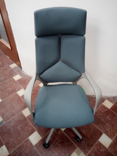 Кресло оператора Рива Riva Chair 8989 серый пластик Серый