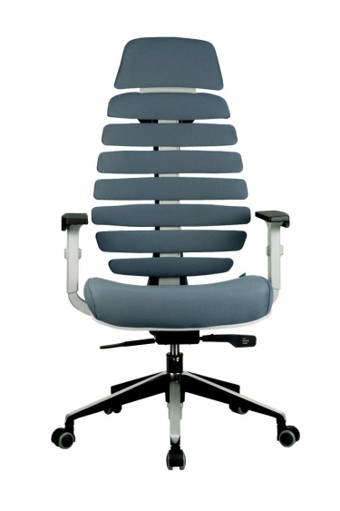 Кресло оператора Рива Riva Chair SHARK Серый