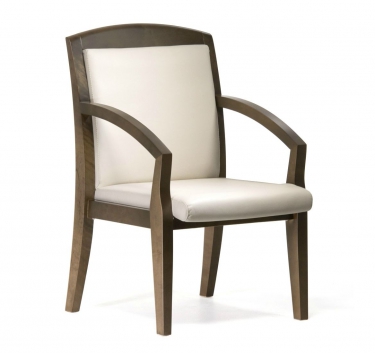 Кресло на 4-х опорах Profoffice Senator Ivory 22042 walnut