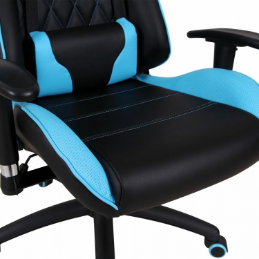 Кресло компьютерное BRABIX BRABIX BRABIX GT Master GM-110 Черный-голубой