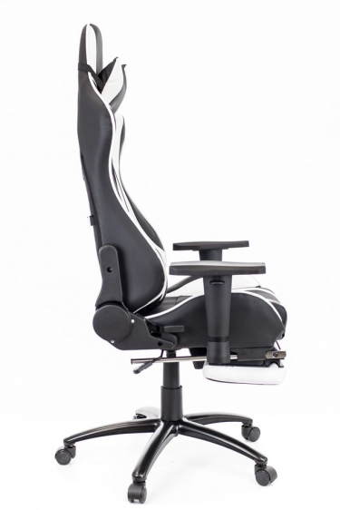 Кресло геймерское Everprof Everprof Lotus S1 Экокожа Черный Белый