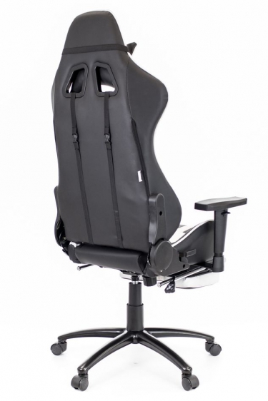 Кресло геймерское Everprof Everprof Lotus S1 Экокожа Черный Белый