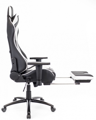Кресло геймерское Everprof Everprof Lotus S1 Экокожа Черный Белый