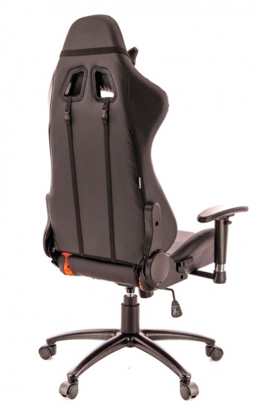 Кресло геймерское Everprof Everprof Lotus S2 Экокожа Черный Оранжевый