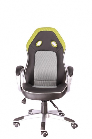 Кресло геймерское Everprof Everprof Drive TM Экокожа Зеленый