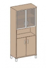 Стеллаж стекло тонированное Skyland В430.10 Дуб девон