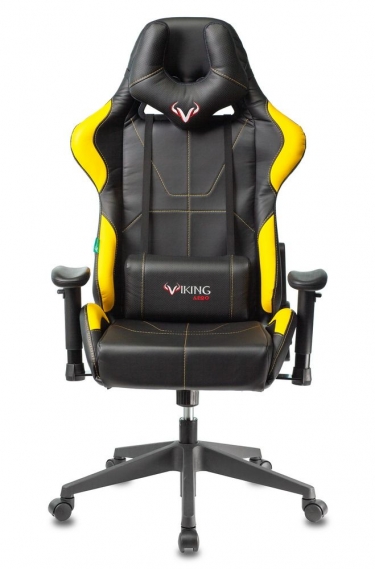Кресло игровое Zombie Бюрократ VIKING 5 AERO YELLOW