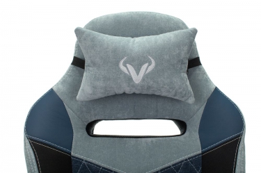 Кресло игровое Zombie Бюрократ VIKING 6 KNIGHT BL FABRIC Синий