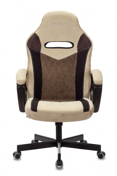 Кресло игровое Zombie Бюрократ VIKING 6 KNIGHT BR FABRIC Коричневый