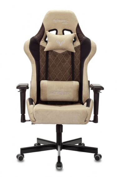Кресло игровое Zombie Бюрократ VIKING 7 KNIGHT BR FABRIC Коричневый