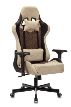 Кресло игровое Zombie Бюрократ VIKING 7 KNIGHT BR FABRIC Коричневый