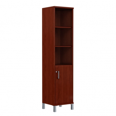 Стеллаж стекло в раме Skyland В431.3 L/R Бургунди