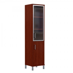 Стеллаж стекло в раме Skyland В431.4 R Бургунди