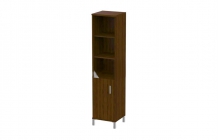 Стеллаж стекло тонированное Skyland В431.5 R Орех Даллас