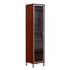 Стеллаж стекло в раме Skyland В431.8 R Бургунди