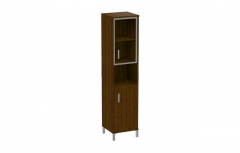 Стеллаж стекло в раме Skyland В431.9 L Орех Даллас